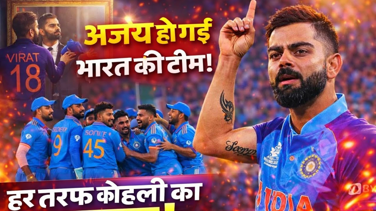 अजेय है टीम इंडिया 🇮🇳 | हर तरफ कोहली का जलवा | T20 World Cup 2026 | Unstoppable India
