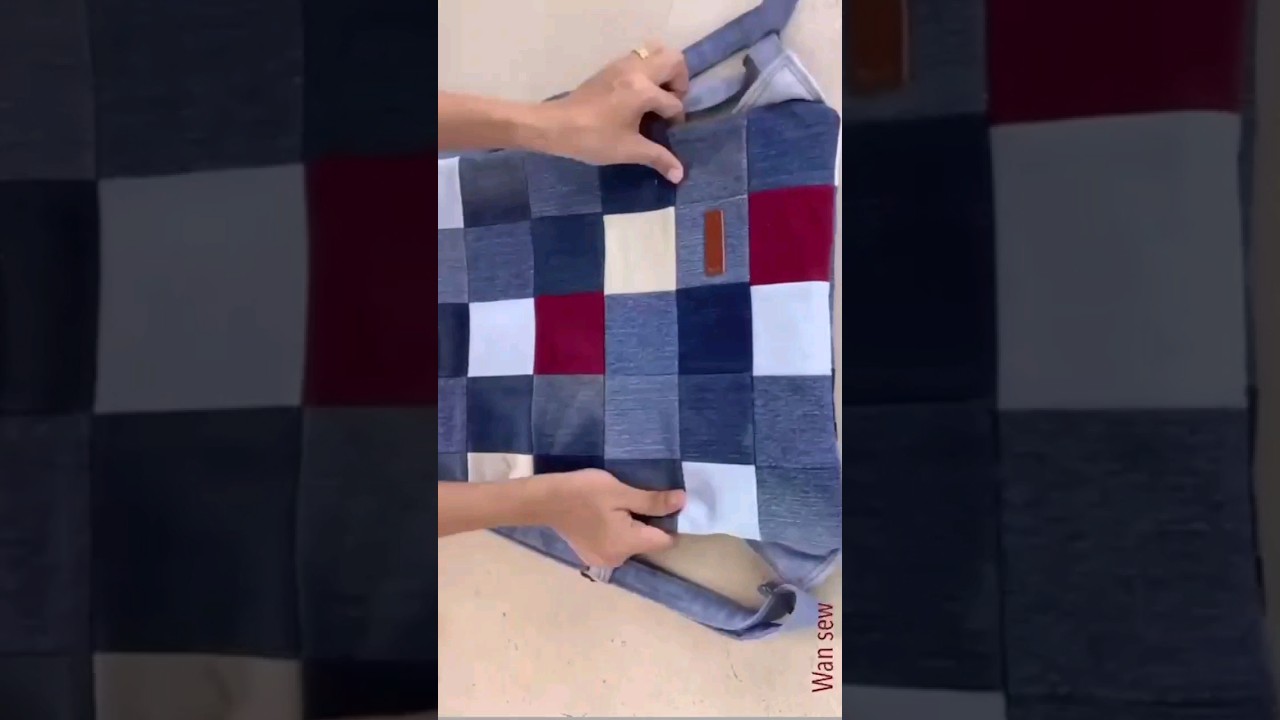 sewing denim backpack tutorial,jeans backpack patterns#wandeeeasysewing,backpack,diyjeansback#diybag