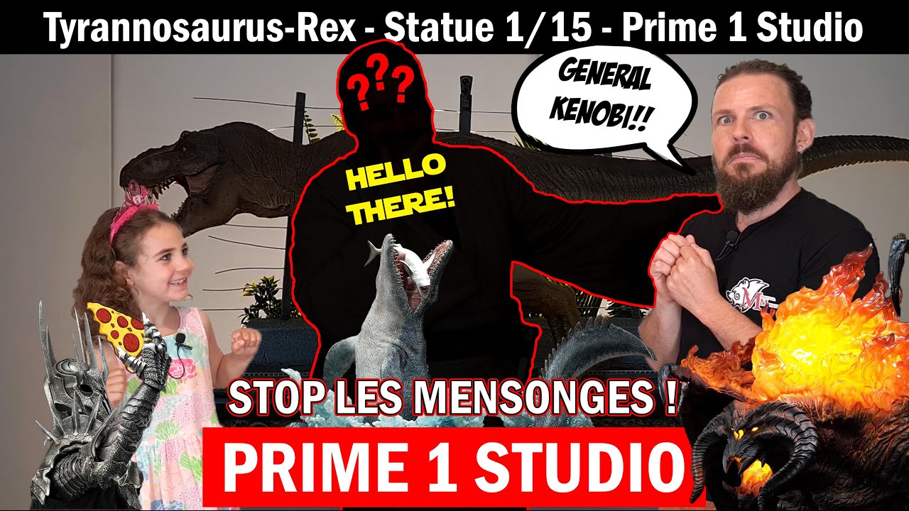 STOP les mensonges !! La Tyrannosaurus-rex au 1/15 de Prime 1 Studio et des révélations!!!