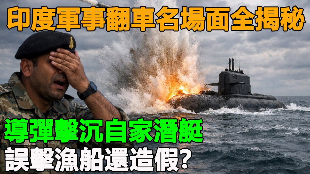 上百噸排泄物吞沒航母！印度軍工四大世界紀錄，至今無人能破｜軍事秘聞,導彈擊沉自家潛艇，誤擊漁船還造假？印度軍事翻車名場面全揭秘