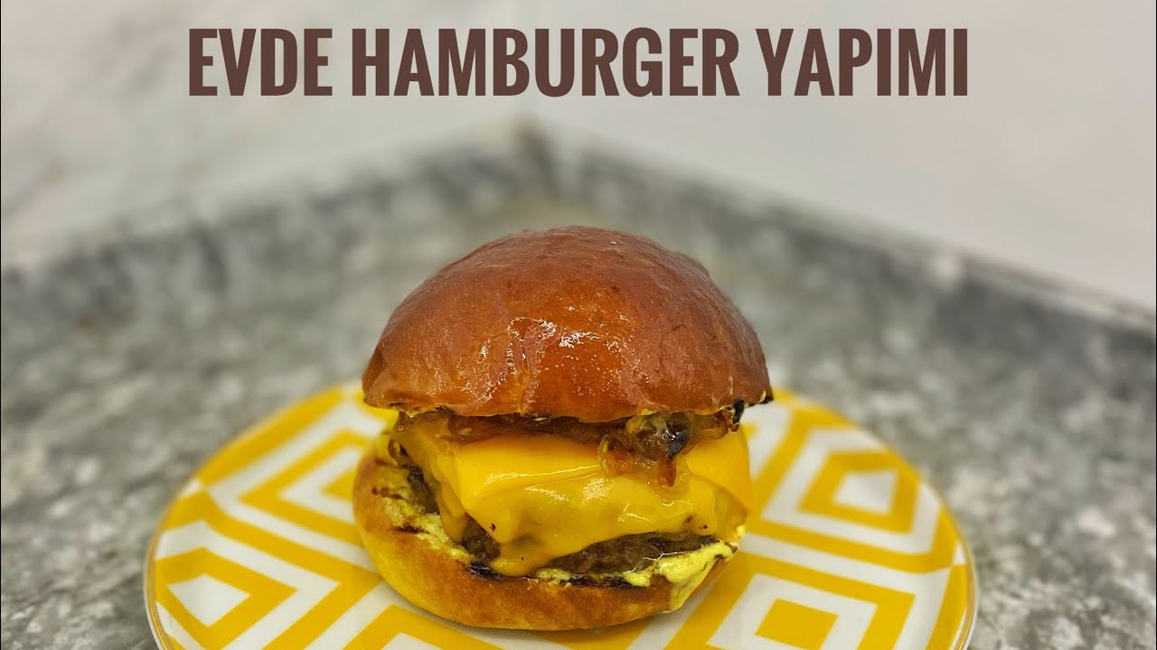A Dan Z Ye Evde Hamburger Yapımı - Briyoş Hamburger Ekmeği Ve Köftesi Yapımı