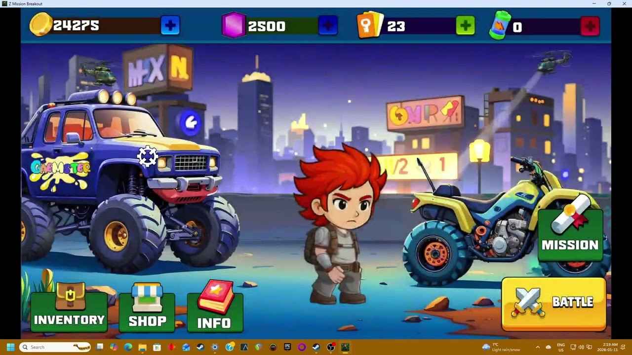 Z Mission Breakout (PC, Steam) - 09 - Playing and grinding the game (SOUND WARNING - LOUD)