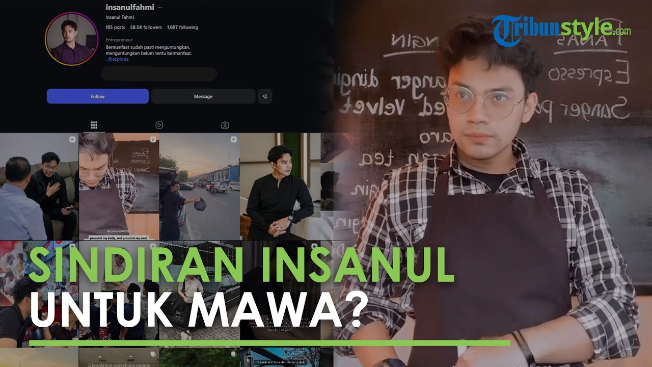 Viral! Insanul Fahmi Sindir Gugatan Cerai Mawa, Bangga Tahan Sakit Tanpa Mengeluh