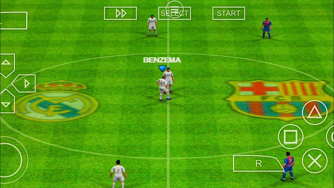 PES 12 | Real Madrid Vs Barcelona | eFootball PPSSPP Gameplay | El Clásico Nostalgia