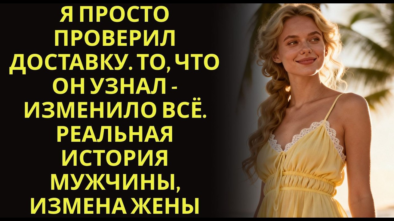 265 Я просто проверил доставку  То, что он узнал   изменило всё  Реальная история мужчины, измена же