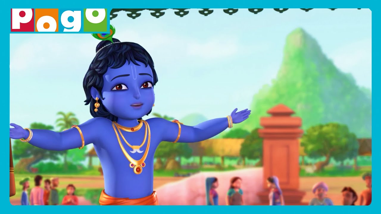 Little Krishna 🪈| Vrindavan Par Maha Problem!😮| Krishna | Full Episode | Cartoon | @PogoChannel