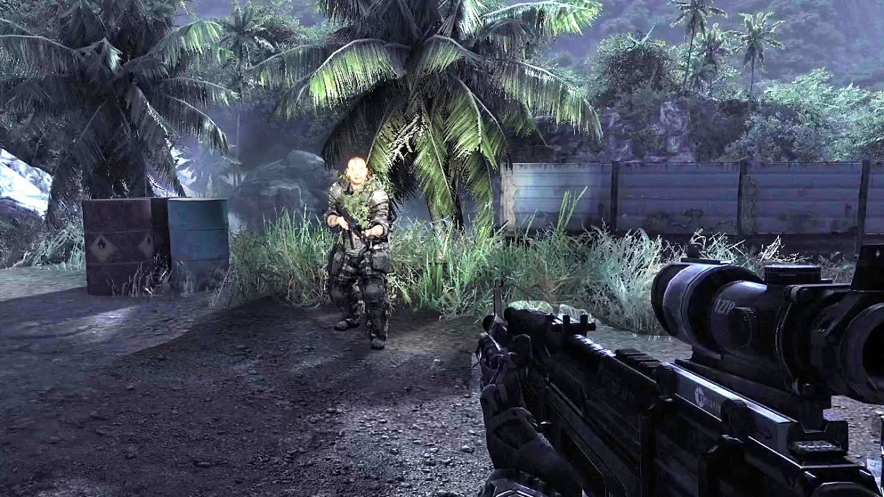 Oil station Car Crash Destroy the Anti Aircraft units / Crysis: Maximum Edition Walkthrough