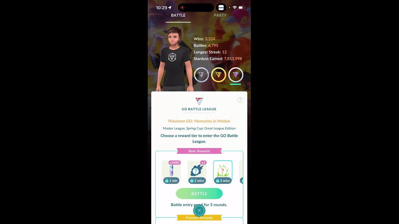 Pok&eacute;mon GO battle league