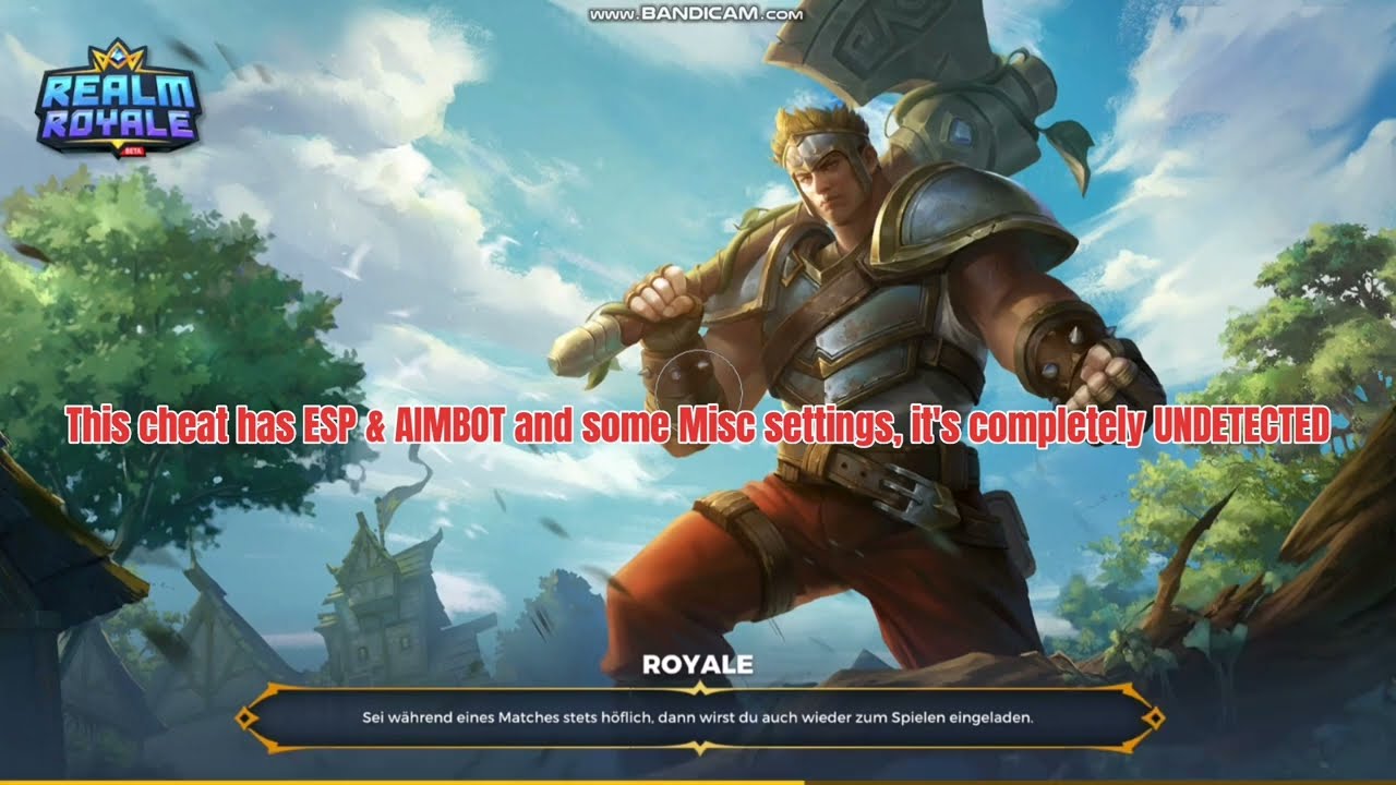 Realm Royale Cheat Free download / UNDETECTED DOWNLOAD / Outdated
