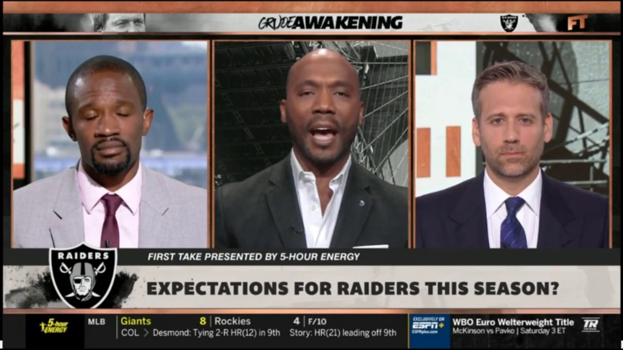 First Take | Raiders got BIG EXPECTATION this season? | Max Kellerman REACTS