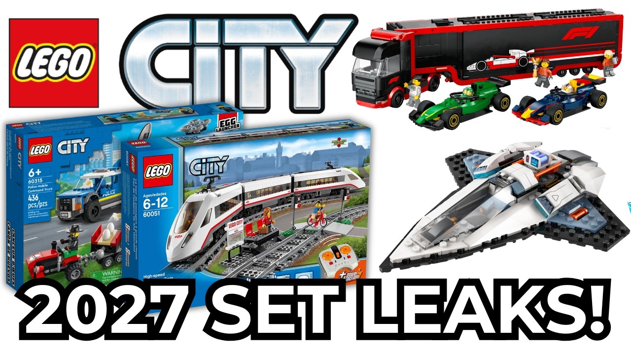 Утечки наборов LEGO City 2027 (19+ новых наборов! Удивительно доступные)