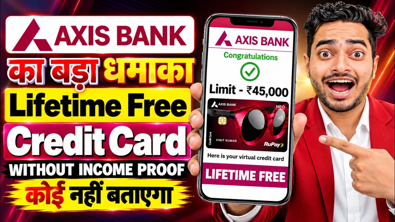 Axis bank lifetime free credit card | axis bank Neo lifetime free credit card |Axis bank credit card