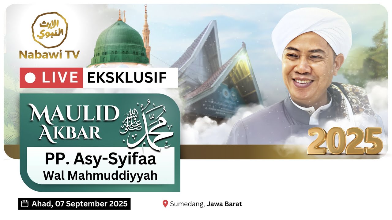 🔴LIVE Maulid Akbar Ponpes Asy-Syifaa Wal Mahmuddiyyah - KH. Muhammad Muhyiddin Al-Manafi | Nabawi TV