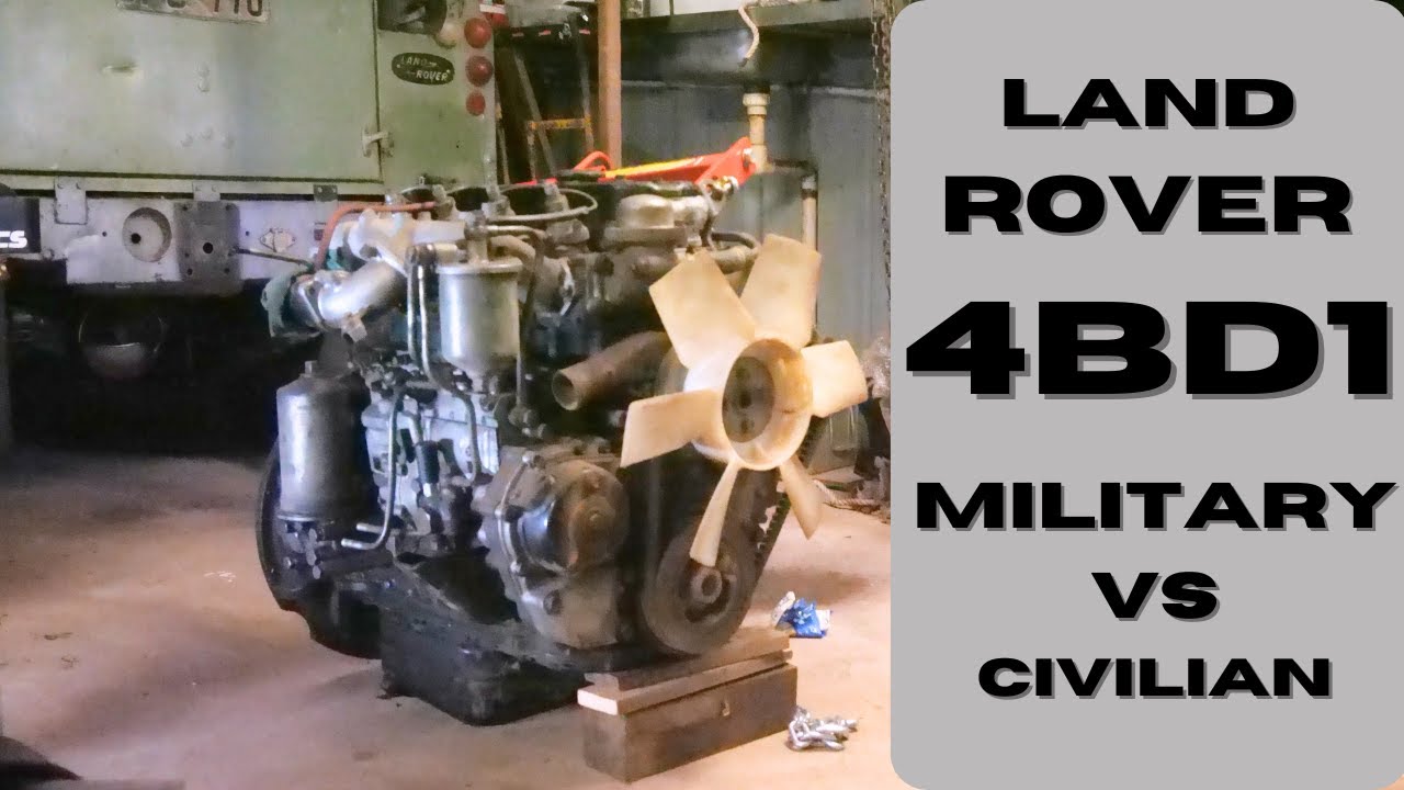 Isuzu 4BD1 Diesel Engine: Military vs. Civilian Comparison