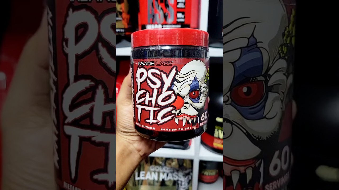 Insane Labz, Psychotic, Pre Workout (35 & 60 Servings) #gymsupplementspower #gymfoodsupplement