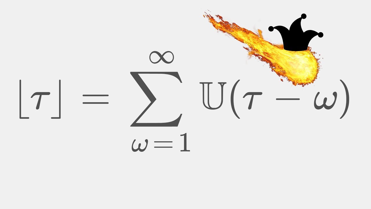 Expressing the Floor Function as a Superposition of Unit Step Functions!