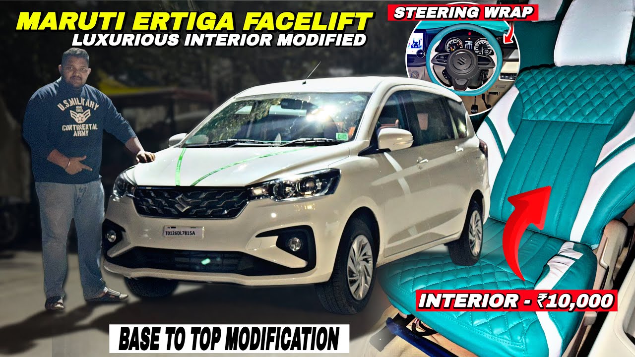 2026 Maruti Ertiga LXI Modification | Ertiga Base to Top Modification✅ | Ertiga Luxurious interior