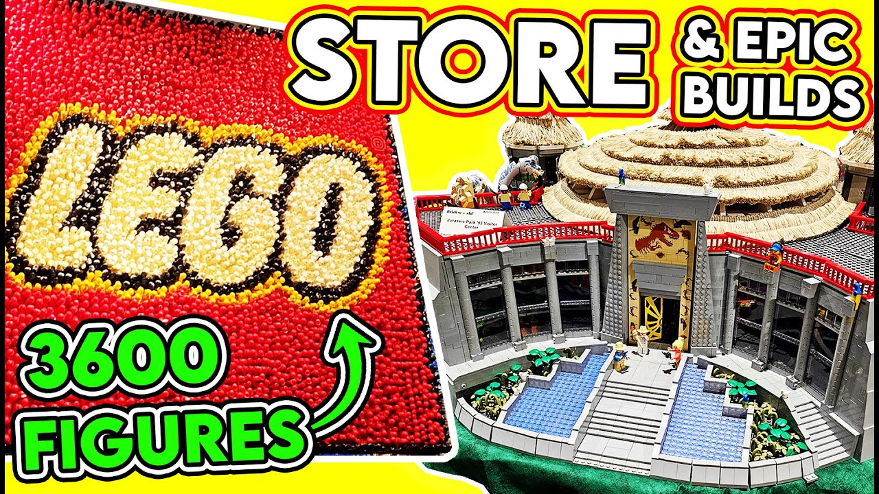 Chicago LEGO Store & Incredible Displays! Brickworld Day 2 VLOG