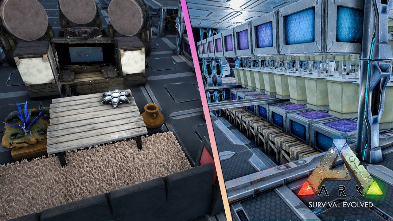 【ARK】TEK拠点に建築ノウハウ詰め込みました【中編】#桜餅ARK建築