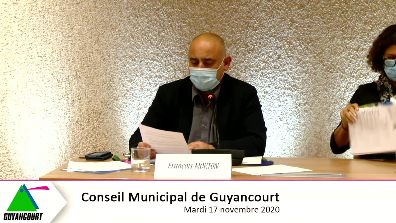 Conseil Municipal-17 novembre 2020-Intro & minute de silence