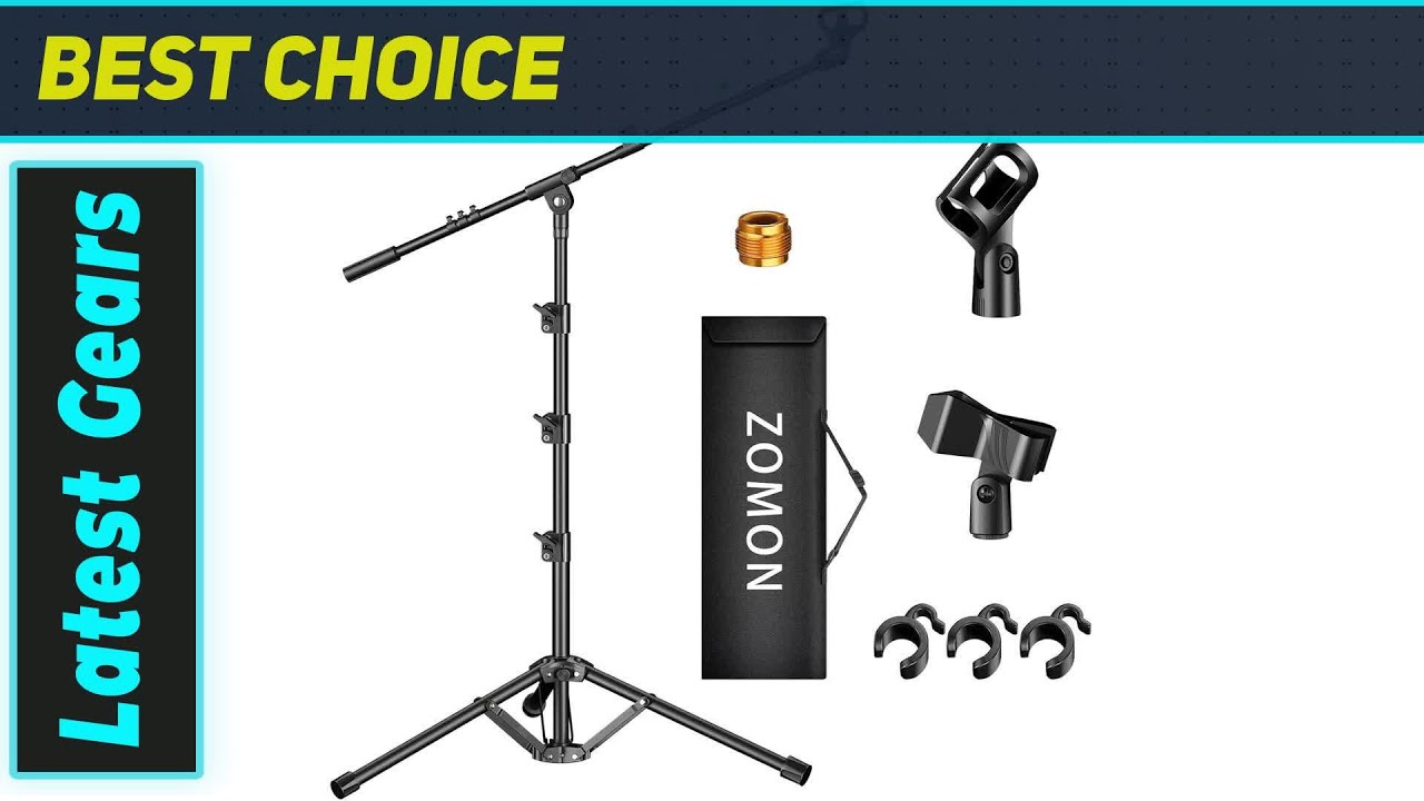 ZOMON M-2 Mic Stand: The Most Stable & Adjustable Floor Stand