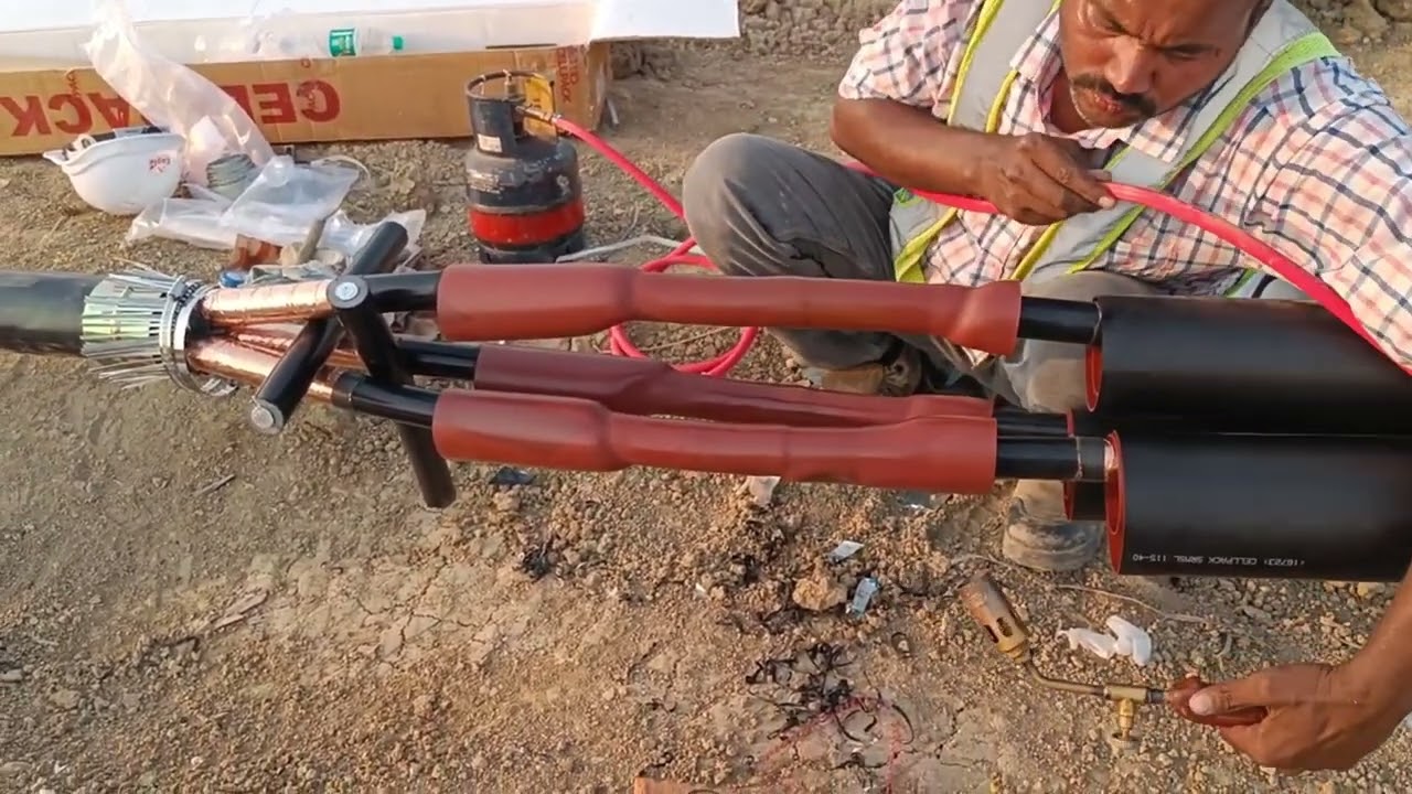 Cable Jointing Training|| HT Cable Straight Through Joint Termination Procedure Part- 6 of 8.