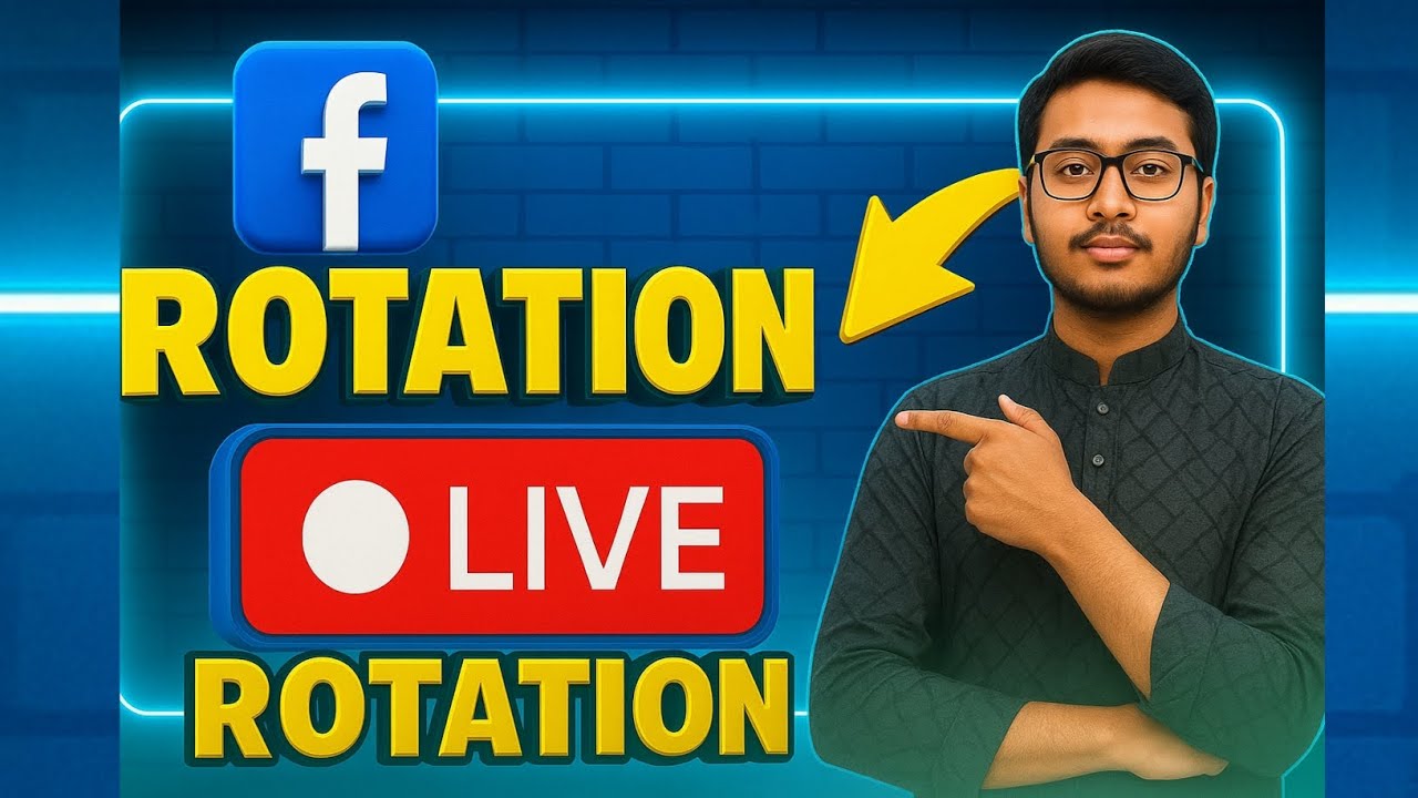 ফেসবুক লাইভ রটেশন সমস্যা সমাধানের সহজ উপায় | facebook live rotate screen problem |