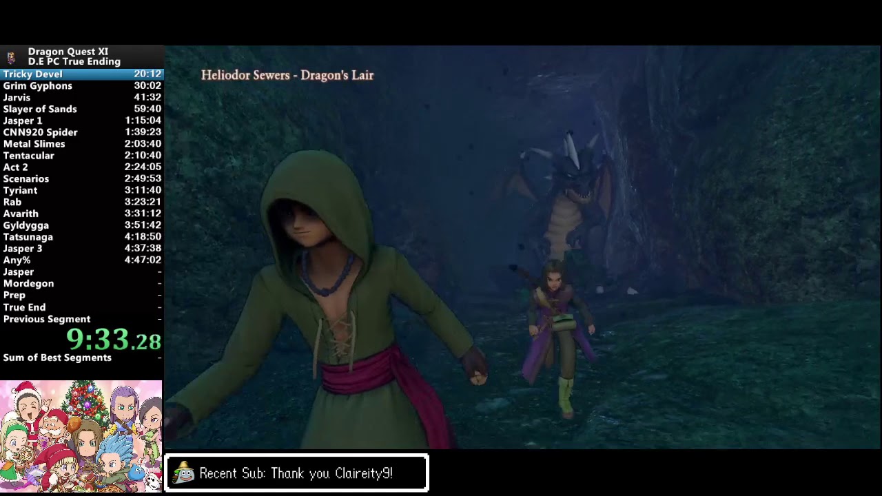4:37:31 Any% PB DQ11 Speedrun (PC)