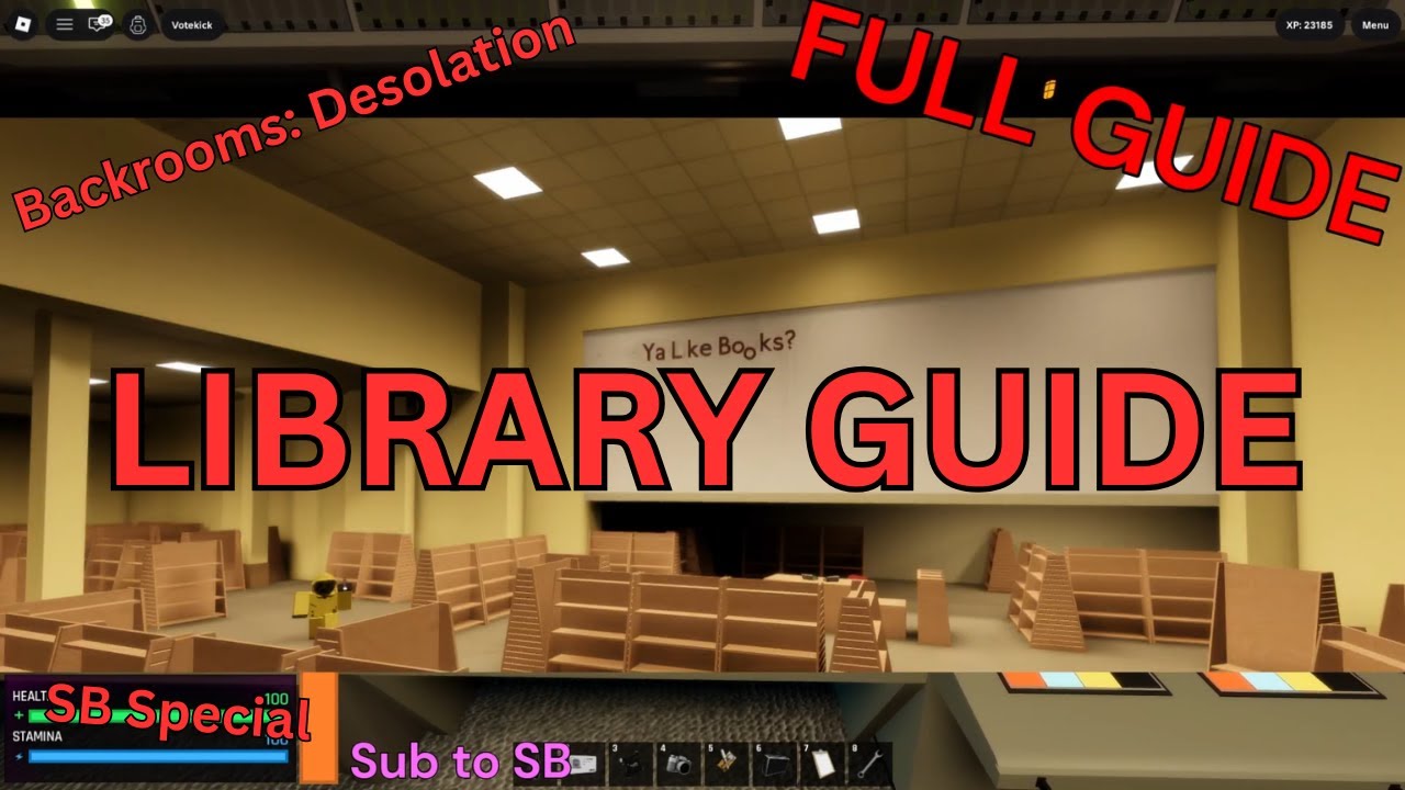 Full Library Guide | Backrooms: Desolation