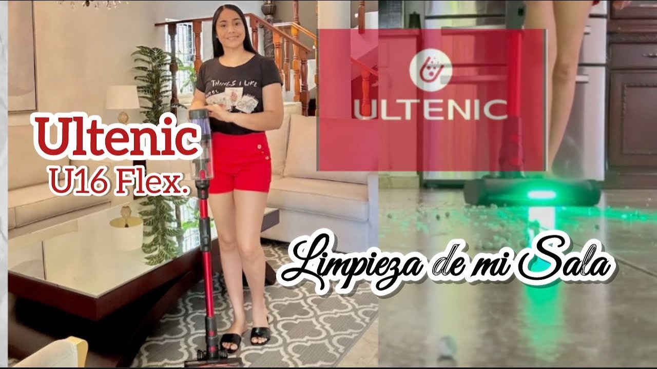 LIMPIEZA de SALA /ULTENIC Me sorprendió U16 flex. #ultenicu16flex #ultenicvacuum #u16flexvacuum