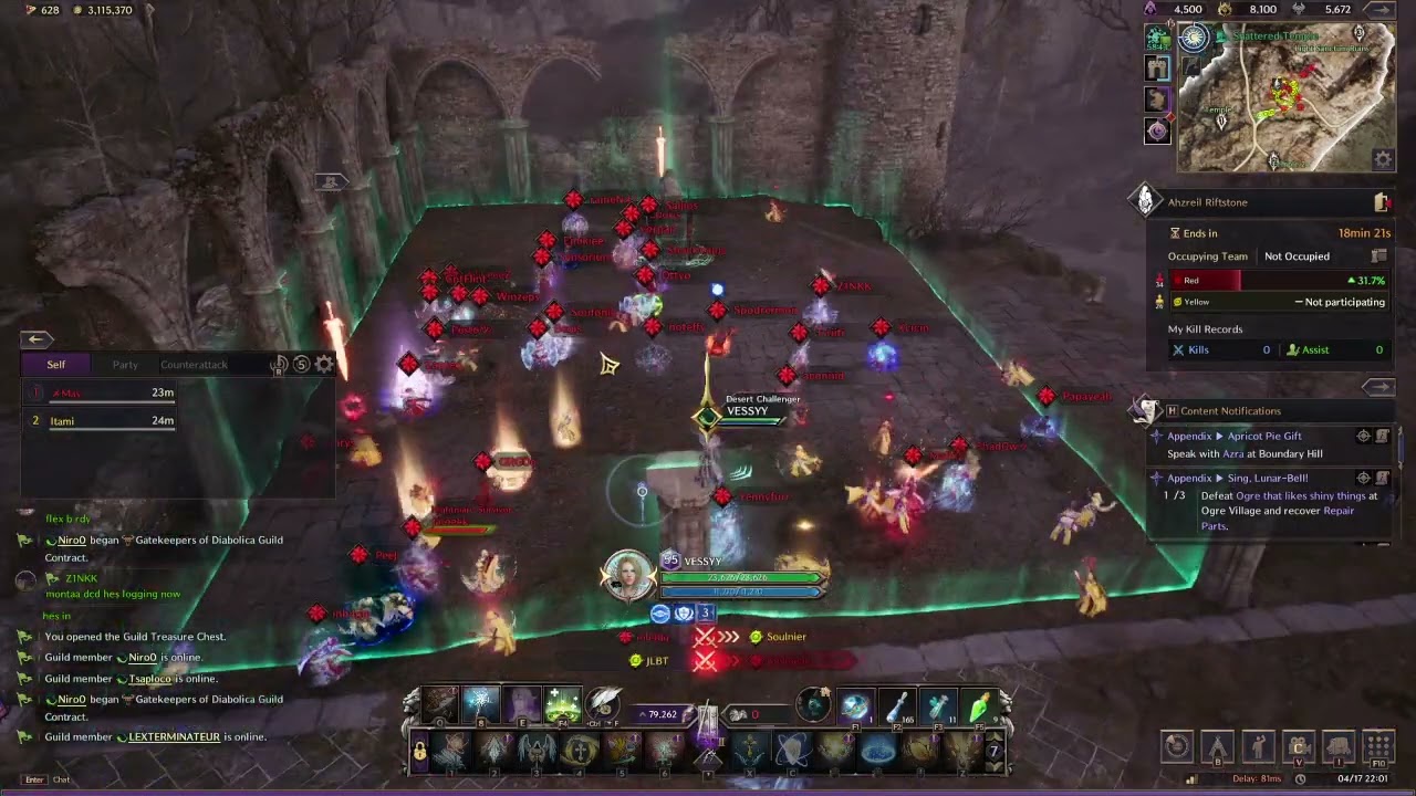 2025 04 17 Greed v Unleash round 1 lose