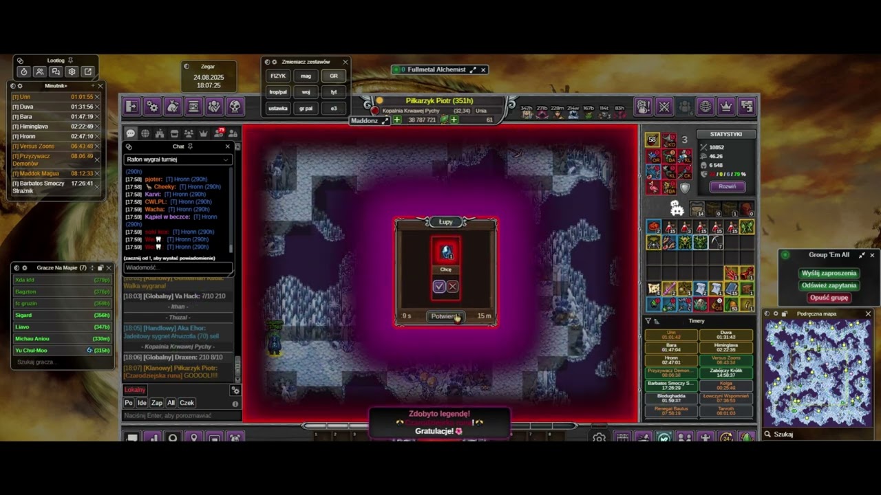 Margonem Mix legend Unia