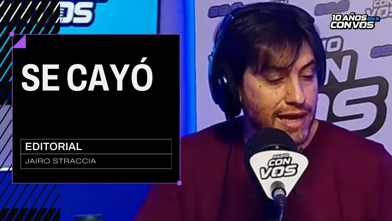 Jairo Straccia sobre la falta de votos para ficha limpia