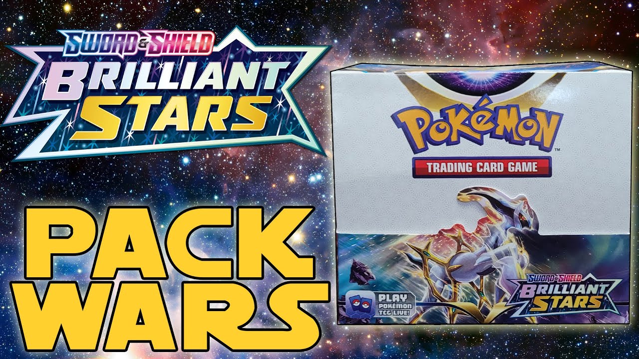 PACK WARS! Pokemon Brilliant Stars Booster Box Opening!