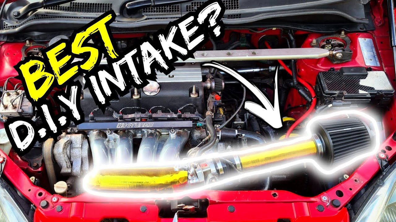Is This The BEST BUDGET/D.I.Y Intake For The HONDA CIVIC TYPE R???