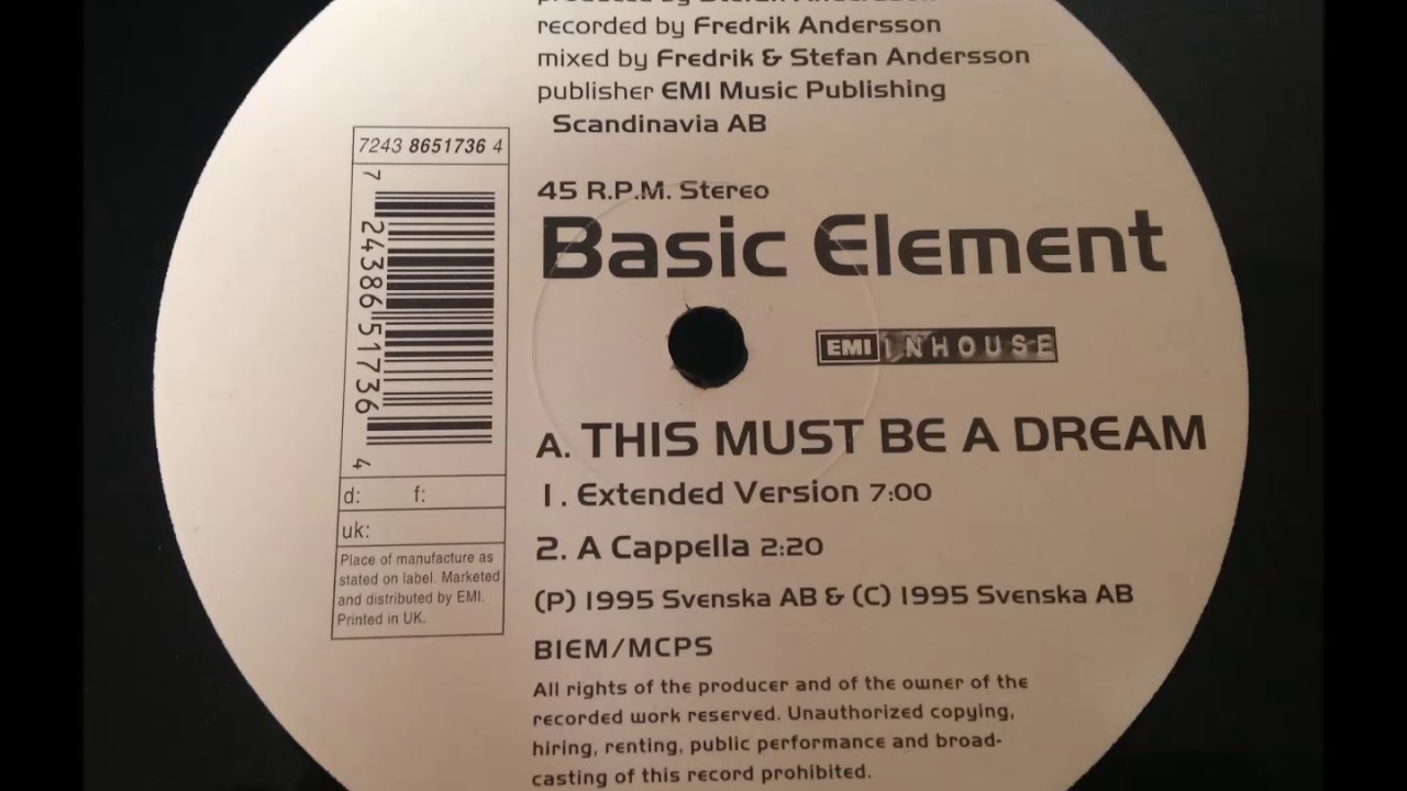 Basic Element - This Must Be A Dream