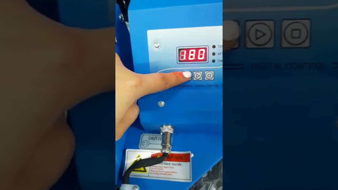 how to set temperature for mug press sapphire brand.