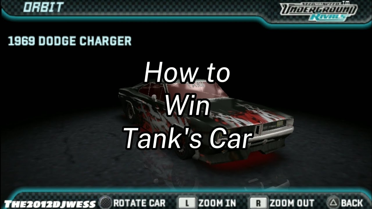 NFSU Rivals (PPSSPP) - How to Win Tank's Car