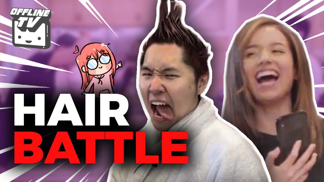 OFFLINETV TRIES PAINTING HAIR ft. DisguisedToast, Pokimane, LilyPichu, Scarra, Fedmyster