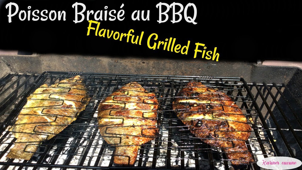 Poisson Grillé au feu de bois/Grilled Fish(BBQ) ENG-FRENCH
