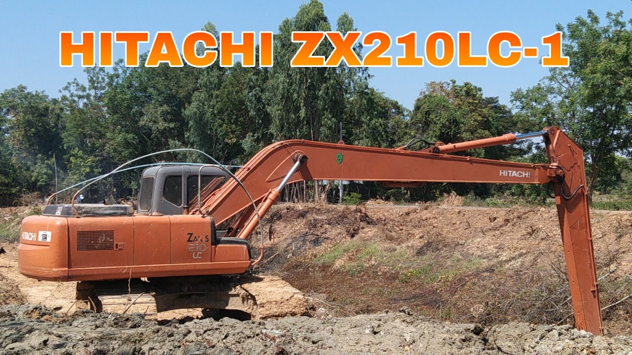 HITACHI ZX210LC-1 ขุดลอกคลองที่บ้านสำโรง อ.อุทุมพรพิสัย เล่นโคลน ทีมงาน ไอ้หนุ่ม1000% EP.58