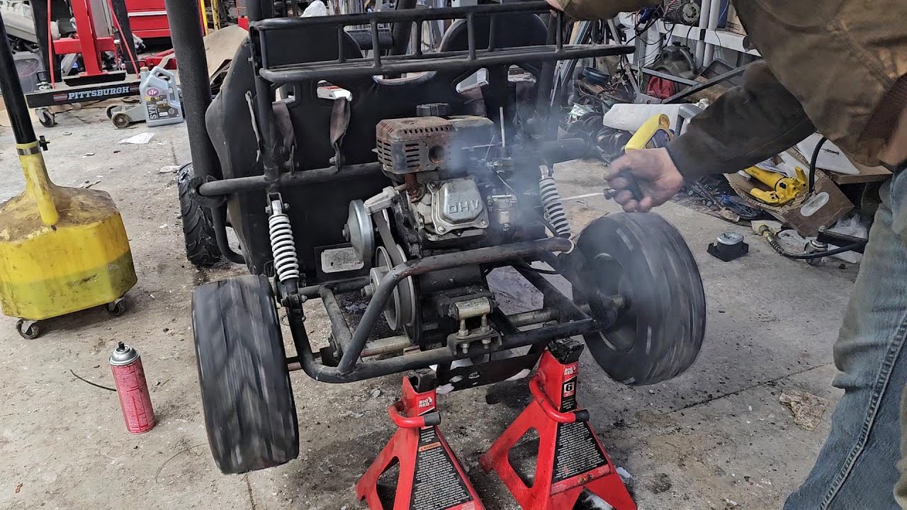 Can we Resurrect a Free Broken Coleman KT196 Go Kart?