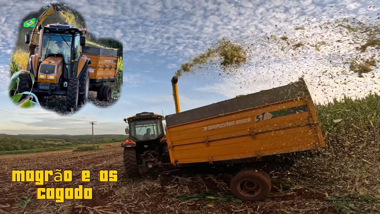 PRIMEIRA SILAGEM COM O VALTRA CABINADO