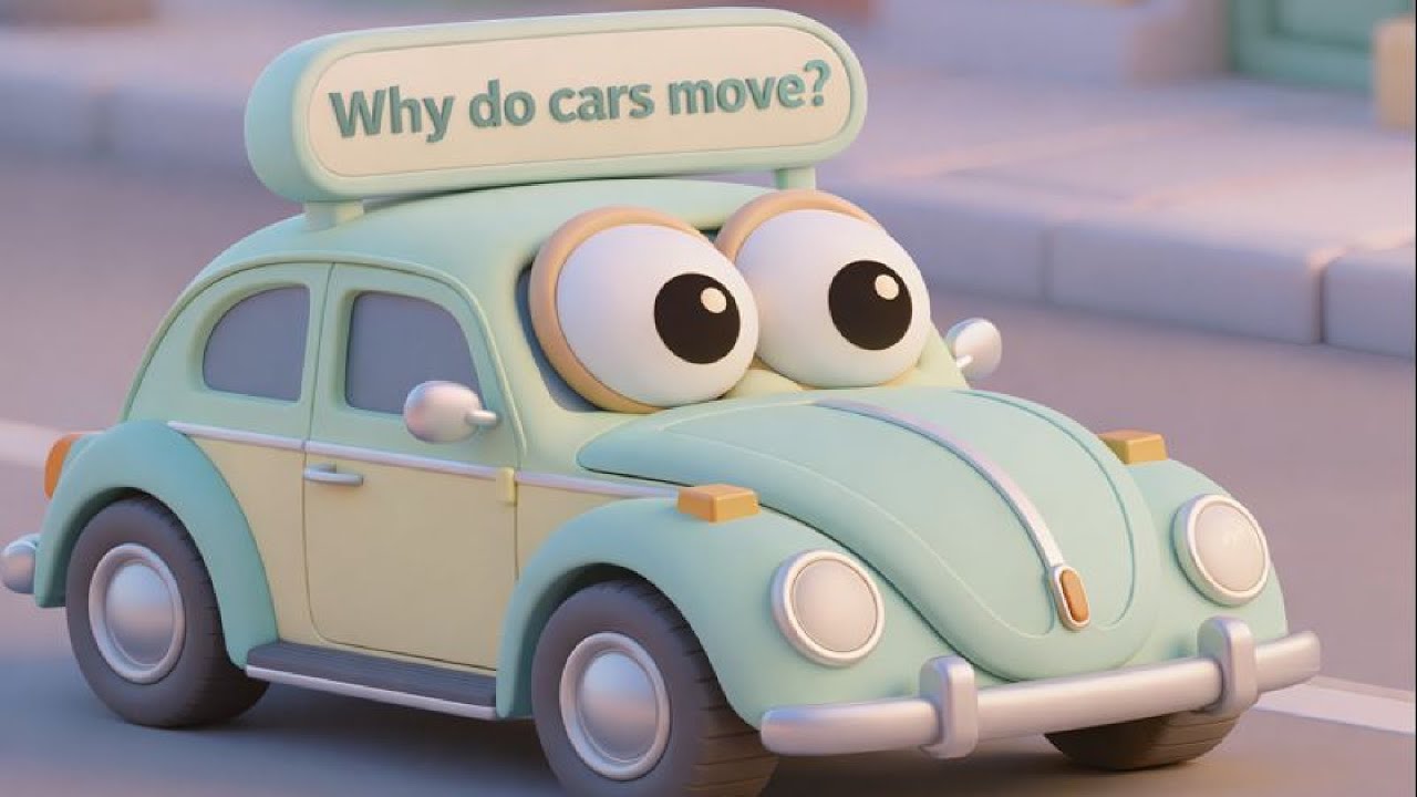 Why Do Cars Move? 🚗 | 3D Kids Science Song (16:9) | Musipop Kids