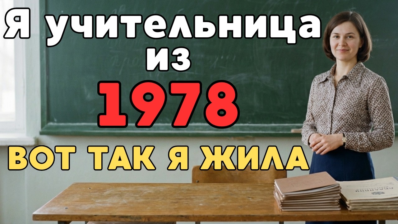 Я учительница из 1978 года. Вот как я жила в СССР.