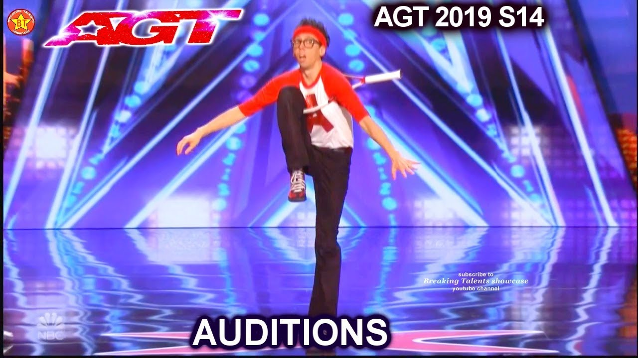 Jonathan Burns Comedy Contortionist FUN-TASTIC!! | America's Got Talent 2019 Audition