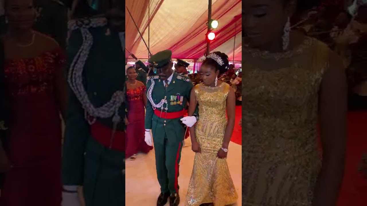 Military Crossing of Swords by Officers and Men of the Nigerian Army at Lieutenant Isaac's Wedding