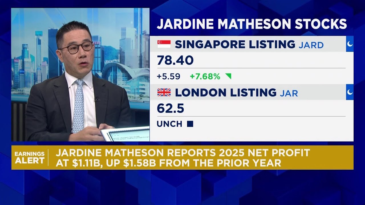 Jardine Matheson CEO says diversification greatly limits impact of Middle East conflict