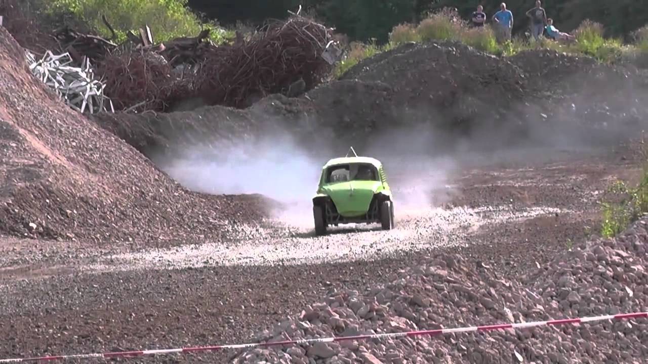 Auto Cross Pfeffelbach 8/2014 Käferklasse 1.Vorlauf Finallau