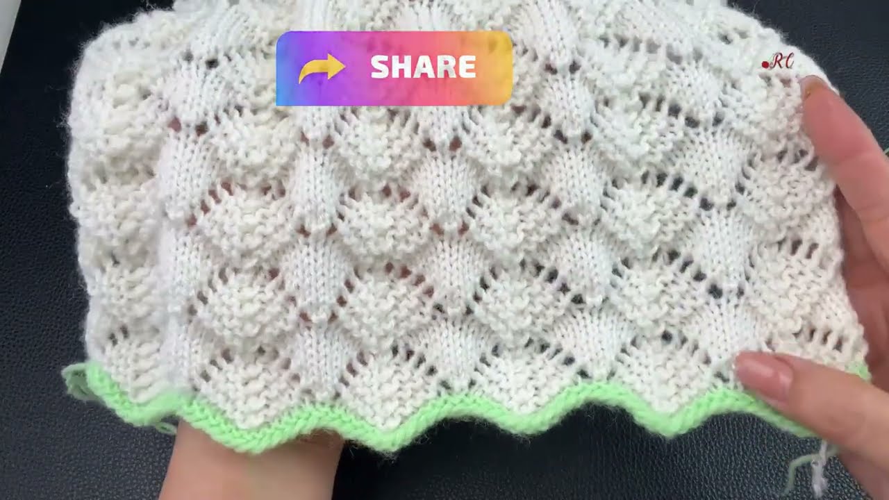 Knitting Beautiful baby sweater design